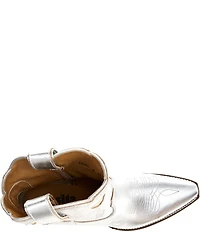 Besita Boots The Lucky Metallic Leather Booties