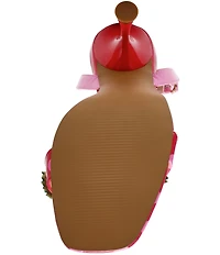 Betsey Johnson Addison Polka Dot Print Strawberry Ornament Dress Sandals