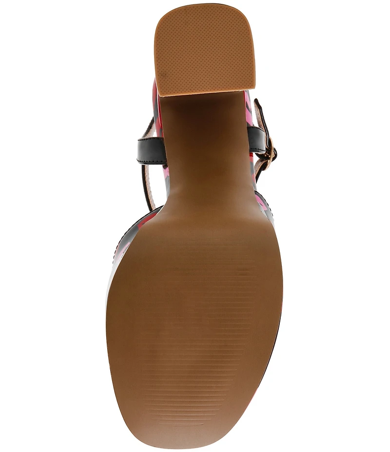 Betsey Johnson Allyson Lip Print Platform Dress Sandals