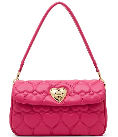 Betsey Johnson Always Heart Core Flap Shoulder Bag