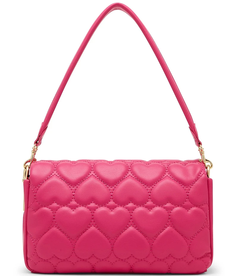Betsey Johnson Always Heart Core Flap Shoulder Bag