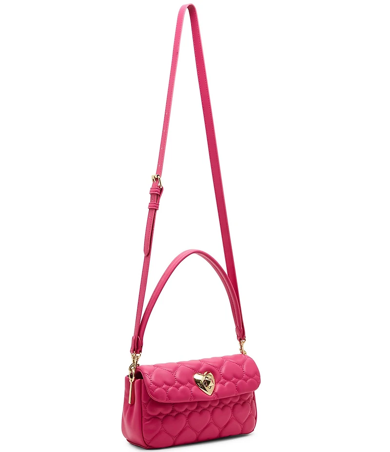 Betsey Johnson Always Heart Core Flap Shoulder Bag