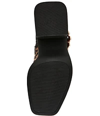 Betsey Johnson Asher Leopard Pearl Buckle Mid Calf Boots