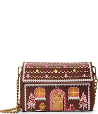 Betsey Johnson Baking Spirits Bright Gingerbread Wallet Crossbody Bag