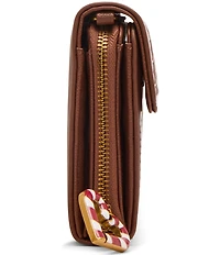 Betsey Johnson Baking Spirits Bright Gingerbread Wallet Crossbody Bag