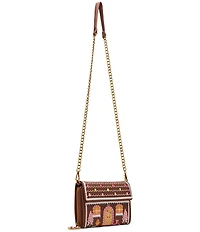 Betsey Johnson Baking Spirits Bright Gingerbread Wallet Crossbody Bag