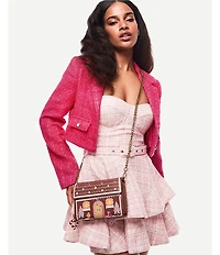 Betsey Johnson Baking Spirits Bright Gingerbread Wallet Crossbody Bag