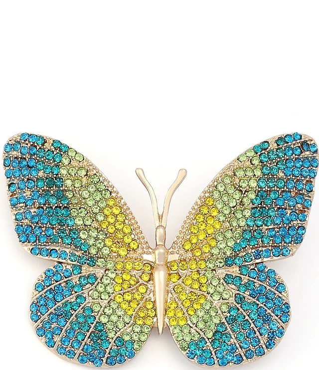 Betsey Johnson Betsey's Pav Butterfly Brooch