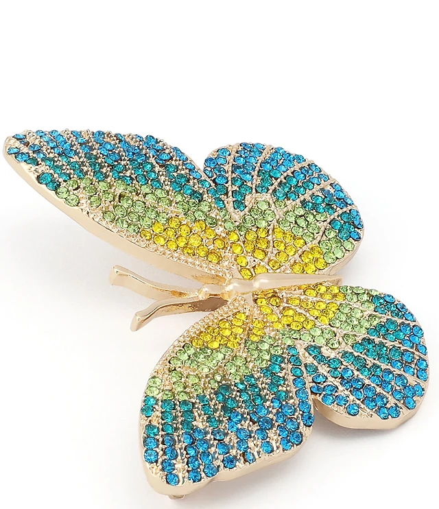 Betsey Johnson Betsey's Pav Butterfly Brooch
