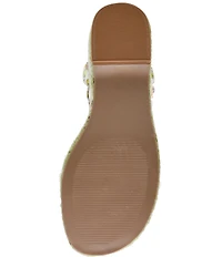 Betsey Johnson Bobbie Fruit Print Espadrille Wedge Sandals