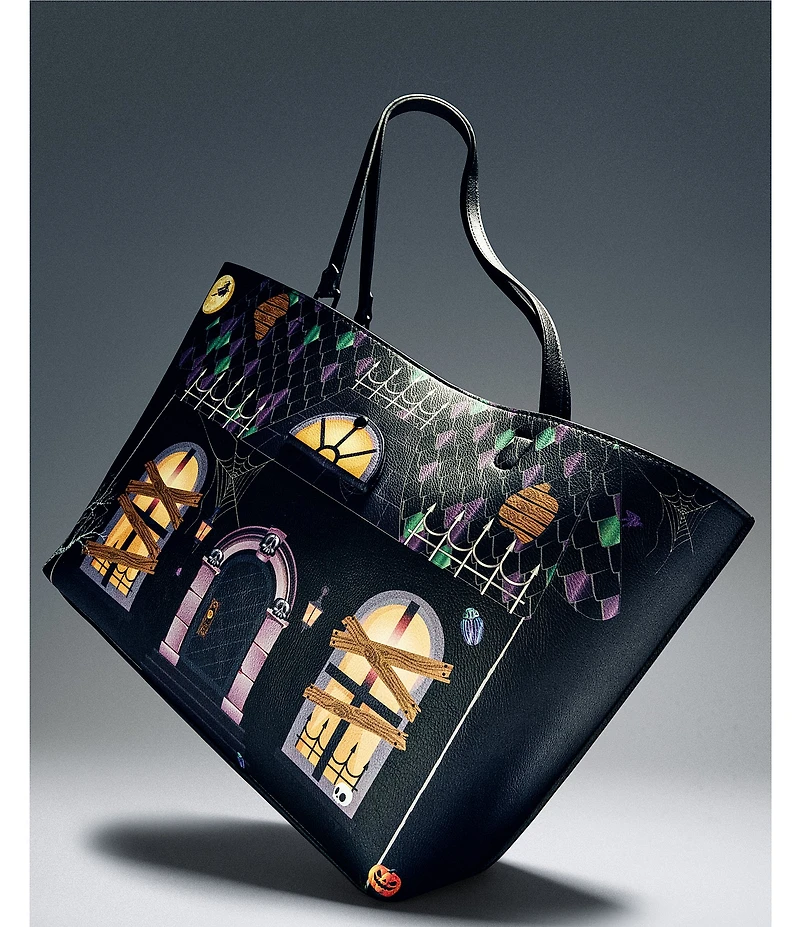 Betsey Johnson Boo & Breakfast Haunted House Tote Bag