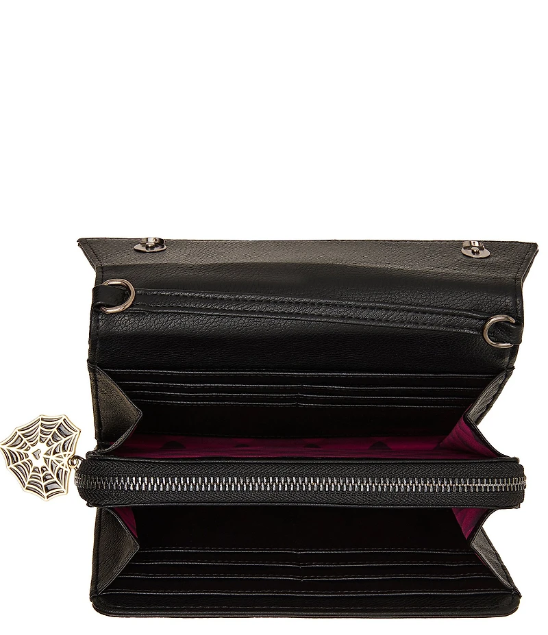 Betsey Johnson Boo & Breakfast Wallet On A Chain Crossbody Bag