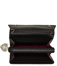 Betsey Johnson Boo & Breakfast Wallet On A Chain Crossbody Bag