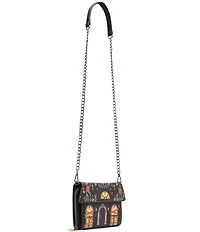 Betsey Johnson Boo & Breakfast Wallet On A Chain Crossbody Bag
