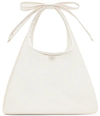 Betsey Johnson Bow Mini Pearl Mesh Tote Bag