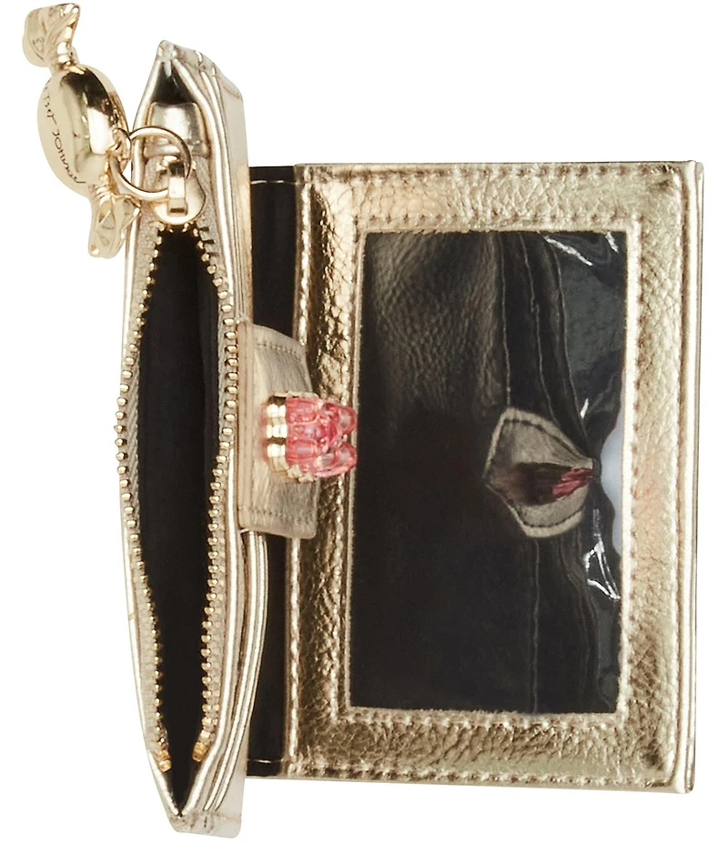 Betsey Johnson Metallic Candy Bifold Wallet