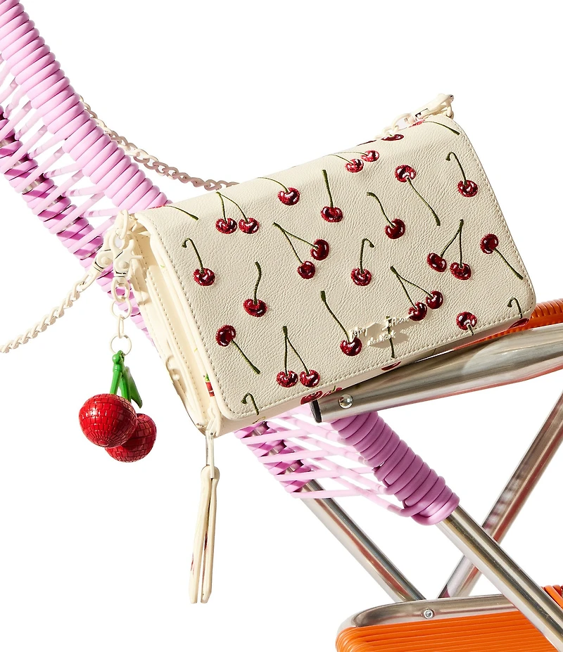 Betsey Johnson Cherry On Top Wallet On Chain