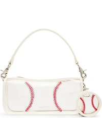 Betsey Johnson Clear Stadium Baseball Shoulder Bag