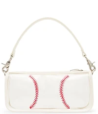 Betsey Johnson Clear Stadium Baseball Shoulder Bag