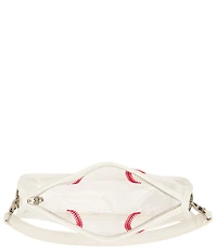Betsey Johnson Clear Stadium Baseball Shoulder Bag
