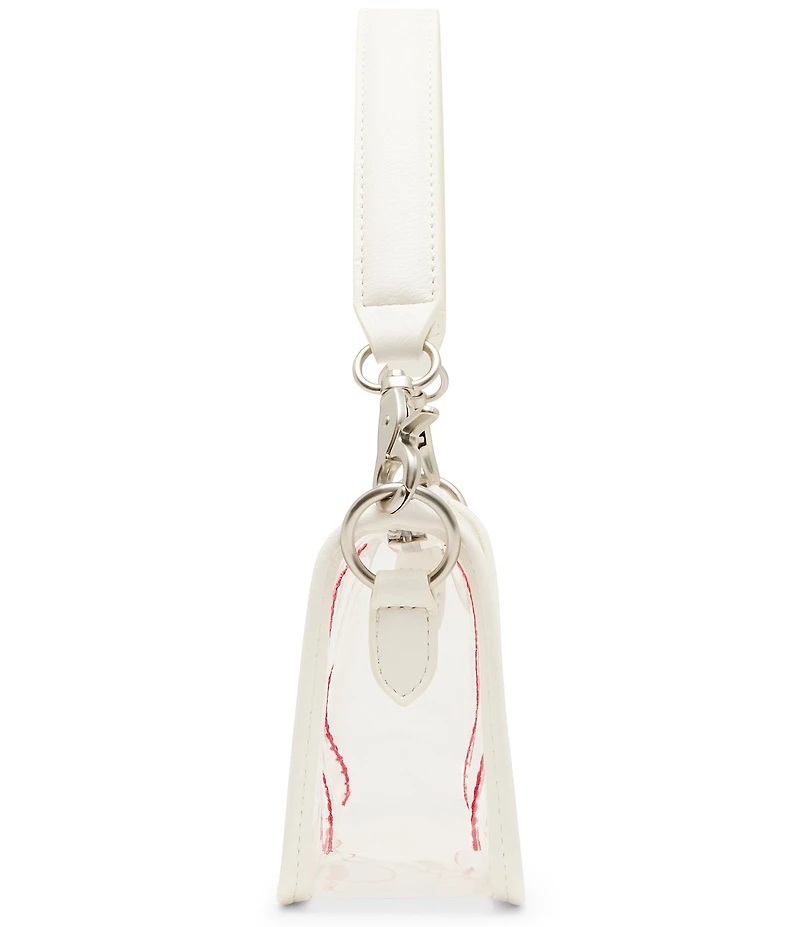 Betsey Johnson Clear Stadium Baseball Shoulder Bag
