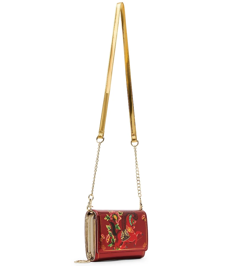 Betsey Johnson Lunar NY Year of the Horse Novelty Wallet Crossbody Bag