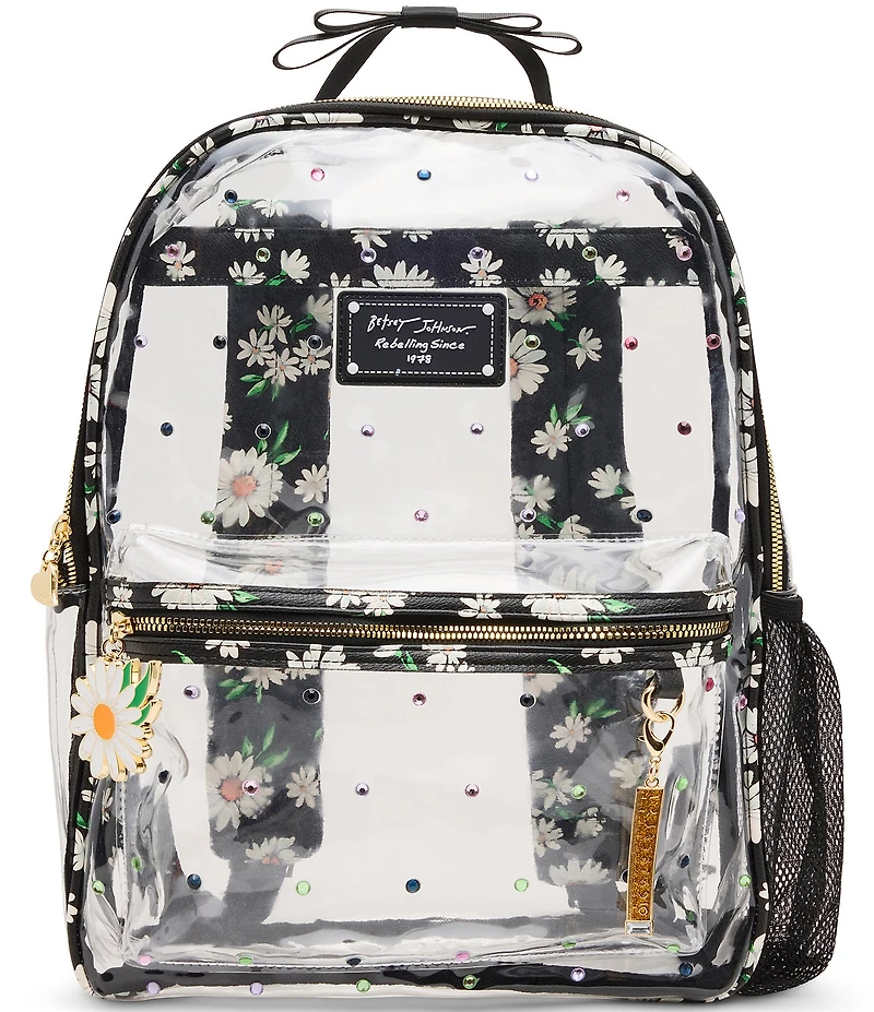 Betsey Johnson Daisy Clear Backpack
