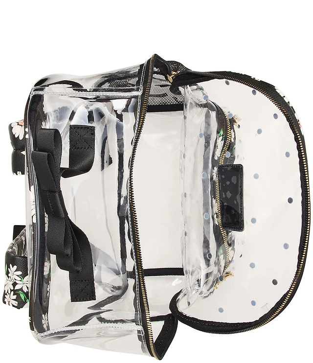 Betsey Johnson Daisy Clear Backpack Brazos Mall - Main Image