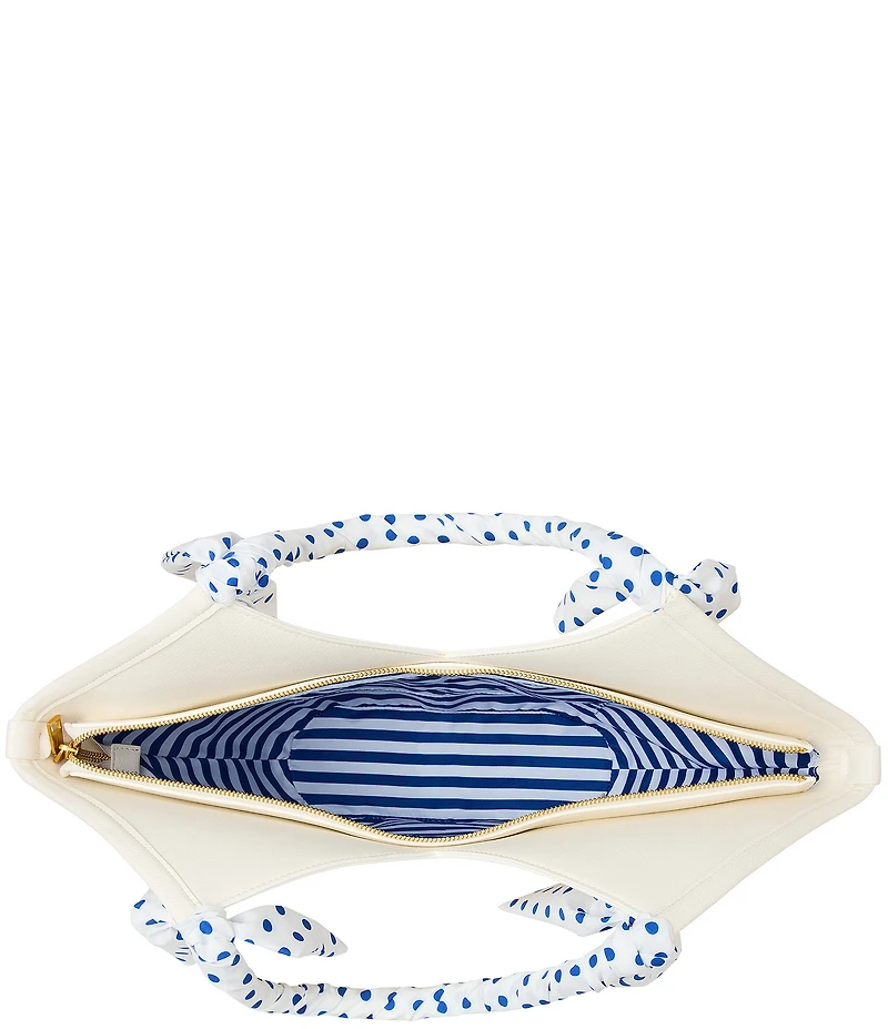 Betsey Johnson Don't Be Tarty Lemon Straw Tote