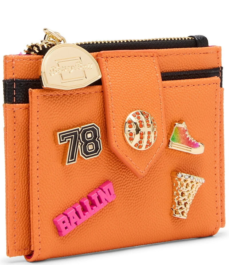 Betsey Johnson Don't Block Me Bifold Basketball Wallet