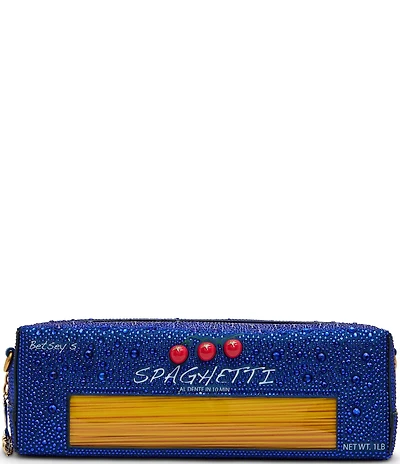 Betsey Johnson Feelin Saucy Pasta Crossbody Bag