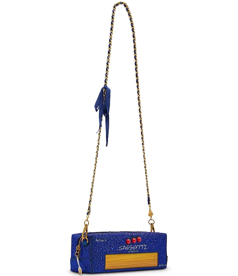 Betsey Johnson Feelin Saucy Pasta Crossbody Bag