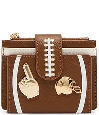 Betsey Johnson First Down & Fabulous Football Charm Wallet