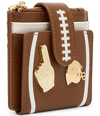 Betsey Johnson First Down & Fabulous Football Charm Wallet