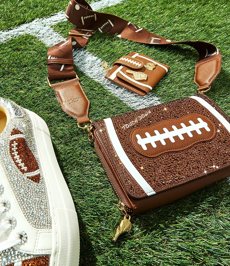 Betsey Johnson First Down & Fabulous Football Charm Wallet
