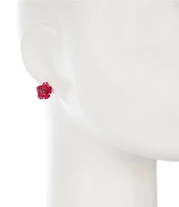Betsey Johnson Flower Stud Earrings