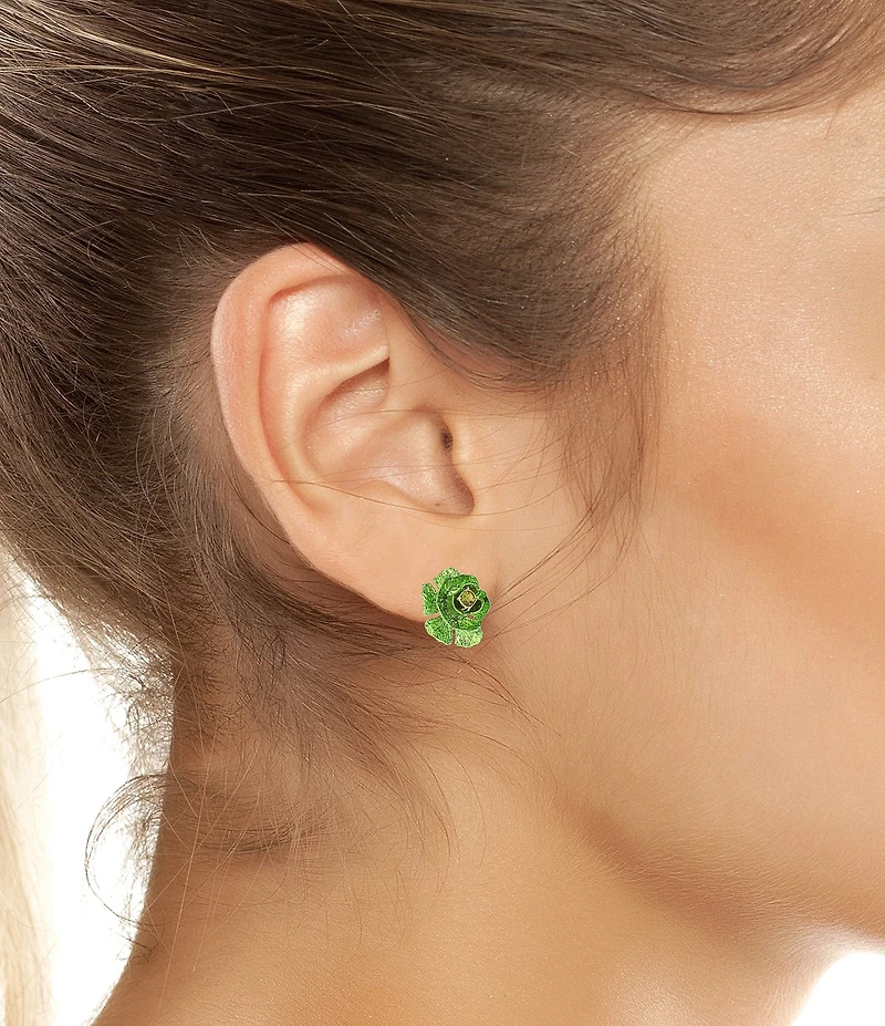 Betsey Johnson Flower Stud Earrings