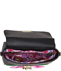 Betsey Johnson Full Bloom Top Handle Satchel Bag