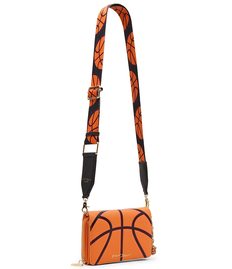 Betsey Johnson Game Time Basketball Crossbody Bag