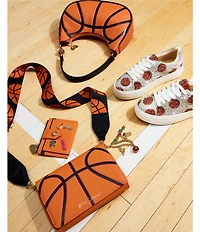 Betsey Johnson Game Time Basketball Crossbody Bag