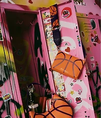Betsey Johnson Game Time Basketball Novelty Crossbody Bag