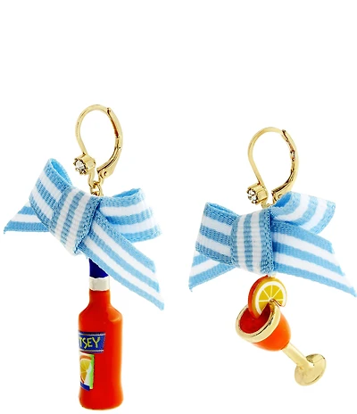 Betsey Johnson Girl Dinner Betsey Spritz Tropical Drop Earrings