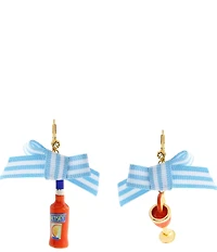 Betsey Johnson Girl Dinner Betsey Spritz Tropical Drop Earrings