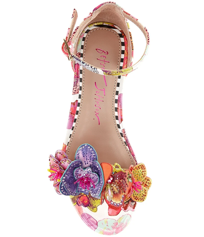 Betsey Johnson Girls' Camil Embellished Sandals (Youth)