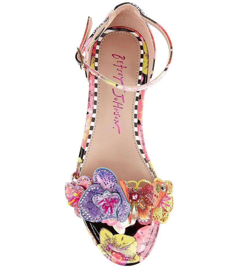 Betsey Johnson Girls' Camil Embellished Sandals (Youth)