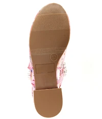 Betsey Johnson Girls' Evey Floral Pearl Ornamented Mary Jane Slingbacks (Youth)