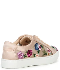 Betsey Johnson Girls' Jayla Floral Embroidered Sneakers (Youth)