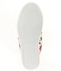 Betsey Johnson Girls' Jayla Floral Embroidered Sneakers (Youth)