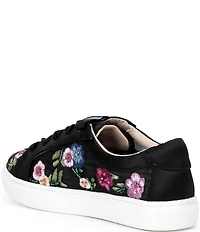 Betsey Johnson Girls' Jayla Floral Embroidered Sneakers (Youth)