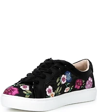Betsey Johnson Girls' Jayla Floral Embroidered Sneakers (Youth)